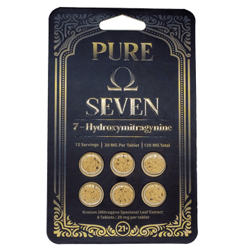 Pure Ω 7 - 7-Hydroxymitragynine (6 COUNT/120MG)