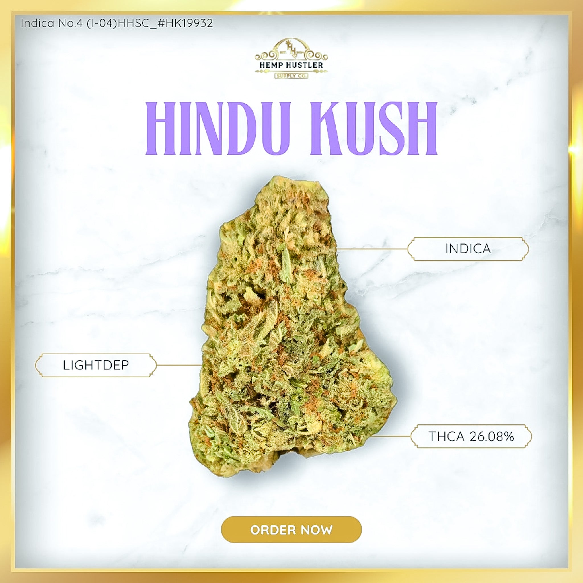 Hindu Kush - 26.08% THCa Indica