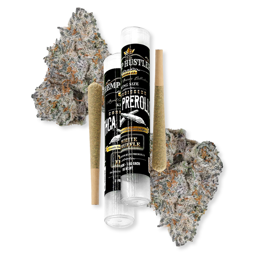 White Truffle THCA Prerolls Double Barrel Diamond Delights