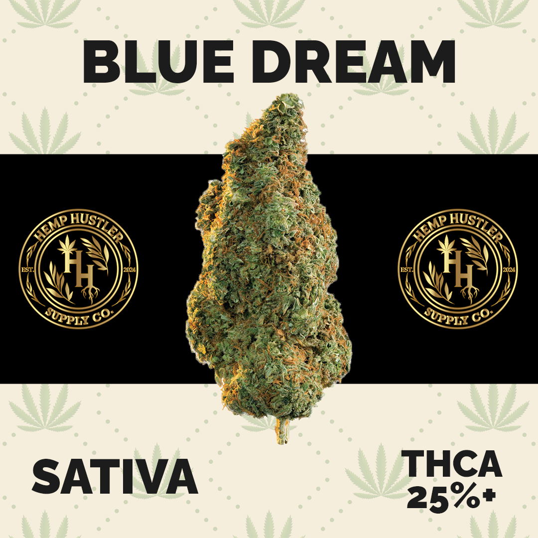 Blue Dream THCA Prerolls Double Barrel Diamond Delights