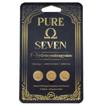 Pure Ω 7 - 7-Hydroxymitragynine (3 COUNT/60MG)